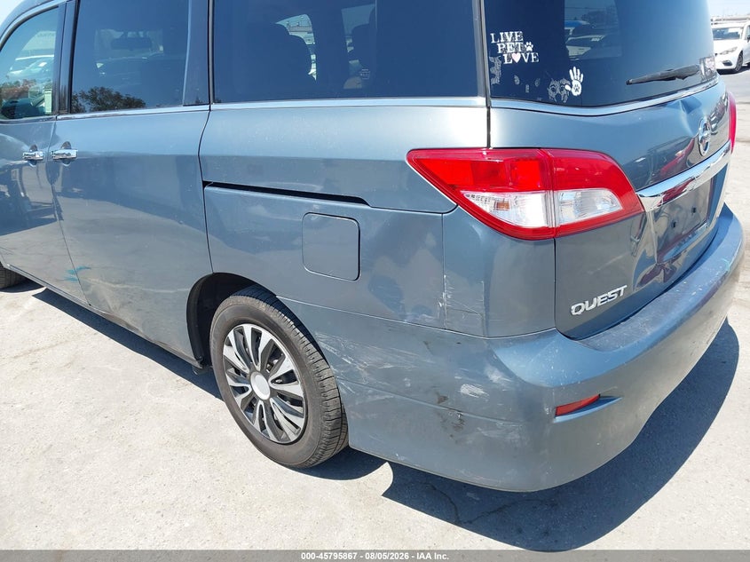 2012 NISSAN QUEST auction photo 6