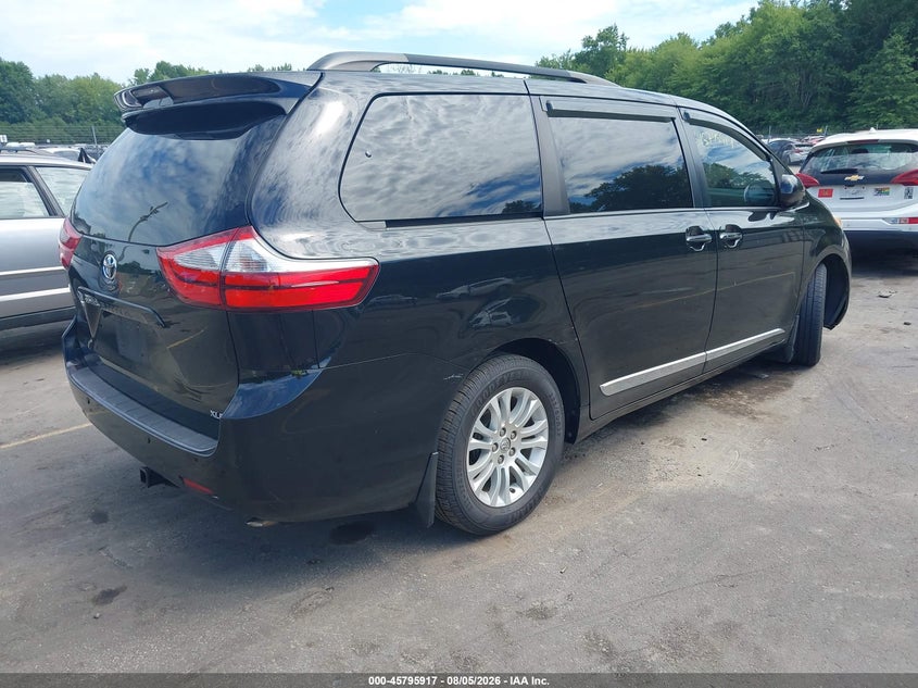 Vin: 5tdyk3dcxgs754114, lot: 46294748, toyota sienna xle 8 passenger 20164