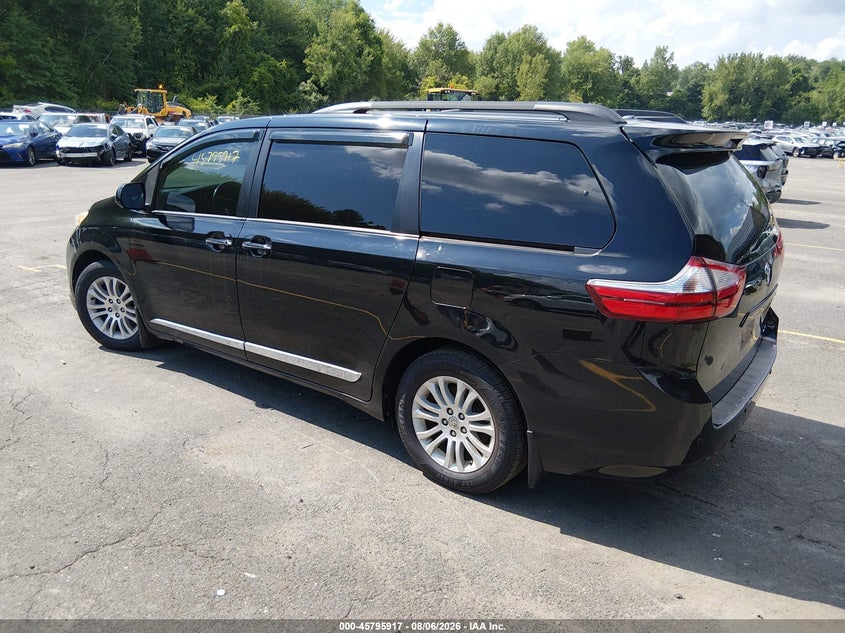 Vin: 5tdyk3dcxgs754114, lot: 46294748, toyota sienna xle 8 passenger 20163