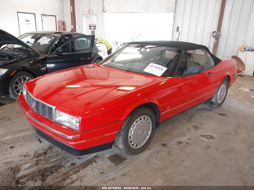 1990 Cadillac Allante, Звичайний знос, IAAI, VIN 1G6VS3381LU126807 — фото 2