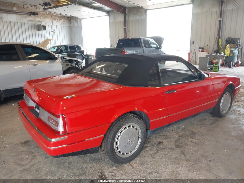 1990 CADILLAC ALLANTE auction photo 4