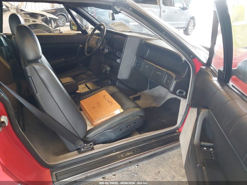 1990 CADILLAC ALLANTE auction photo 5