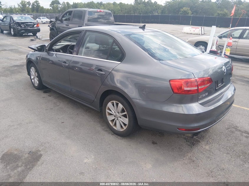Vin: 3vwd07aj5fm265467, lot: 46294763, volkswagen jetta 1.8t se 20153