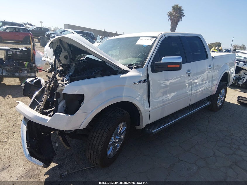 Vin: 1ftfw1cf1dke98797, lot: 46294773, ford f-150 lariat 20132