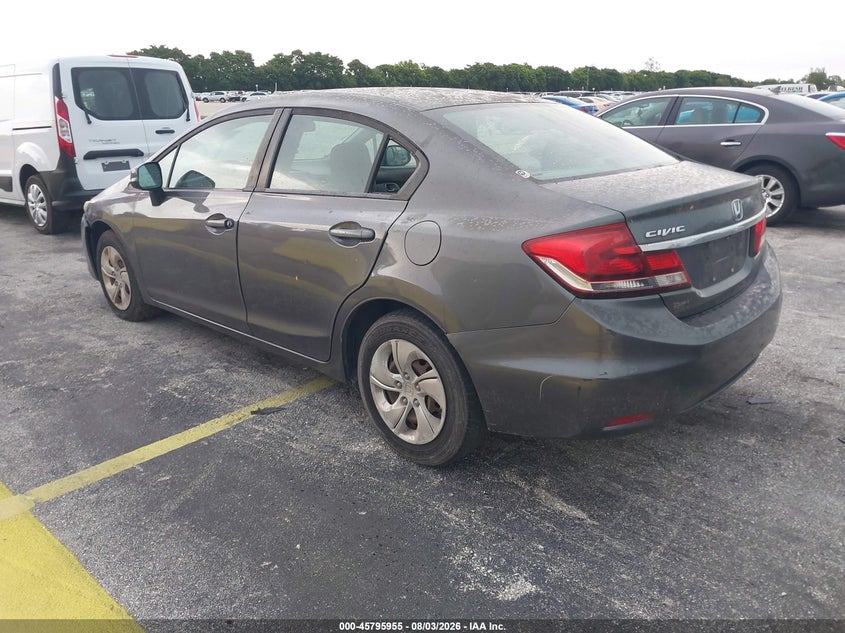 Vin: 19xfb2f56de063409, lot: 46294786, honda civic lx 20133