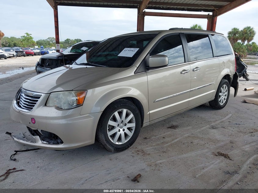 Vin: 2c4rc1bg7er422925, lot: 46294792, chrysler town & country touring 20142