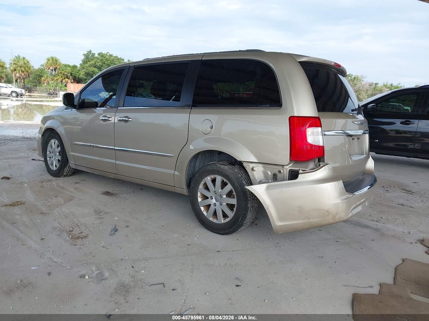 Vin: 2c4rc1bg7er422925, lot: 46294792, chrysler town & country touring 20143