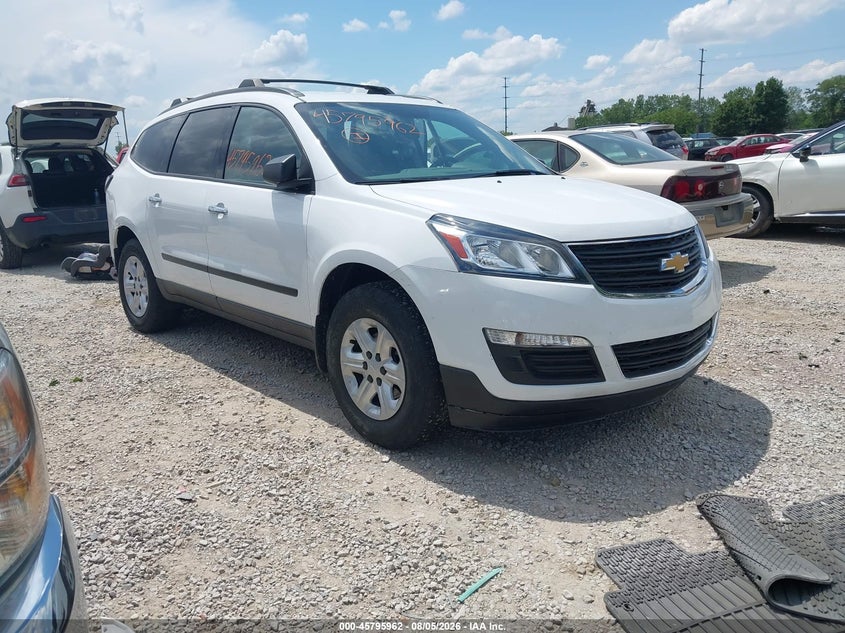Vin: 1gnkrfkd6gj268175, lot: 46294793, chevrolet traverse ls 2016 img_1