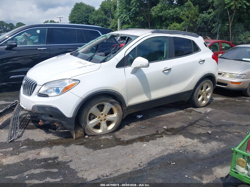 Vin: kl4cjbsb2gb586116, lot: 46294806, buick encore convenience 20162