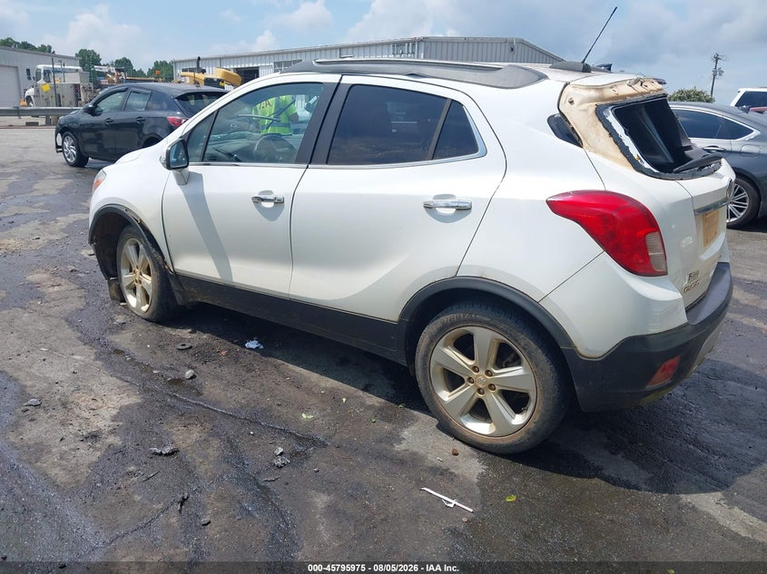 Vin: kl4cjbsb2gb586116, lot: 46294806, buick encore convenience 20163