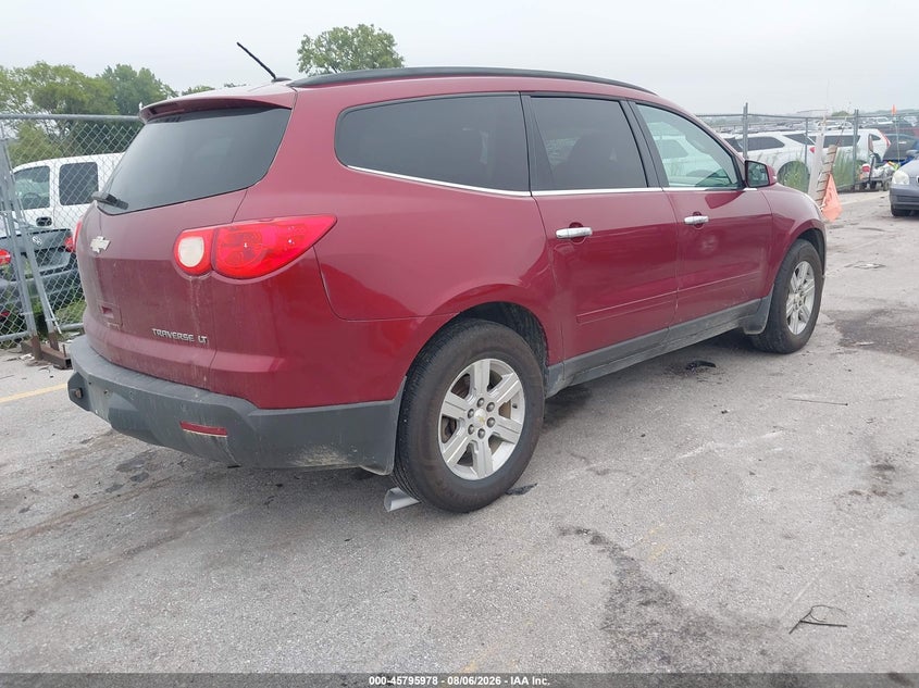 Vin: 1gnkvged7bj243596, lot: 46294809, chevrolet traverse 1lt 20114