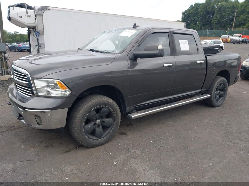 Vin: 3c6rr7lt1hg511310, lot: 46294812, ram 1500 big horn  4x4 5'7 box 20172