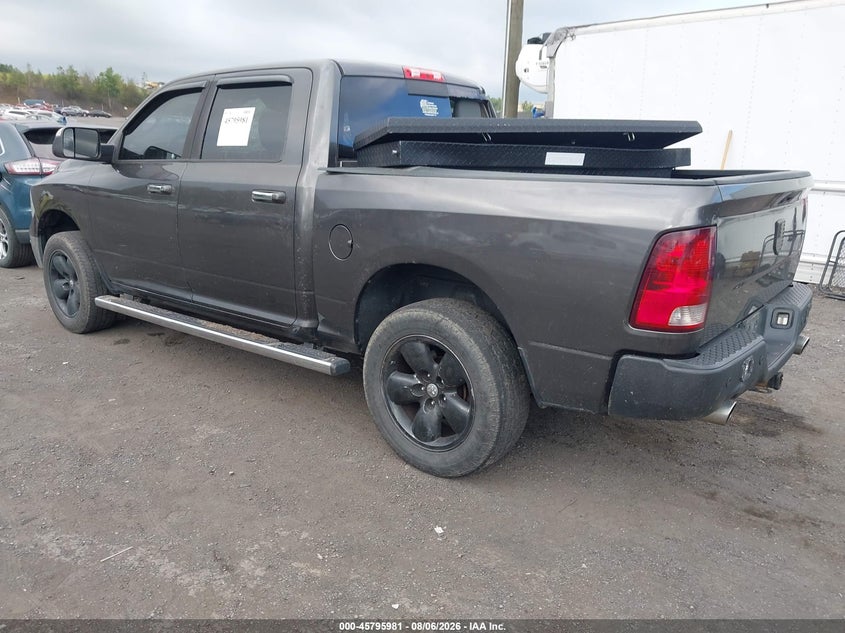 Vin: 3c6rr7lt1hg511310, lot: 46294812, ram 1500 big horn  4x4 5'7 box 20173