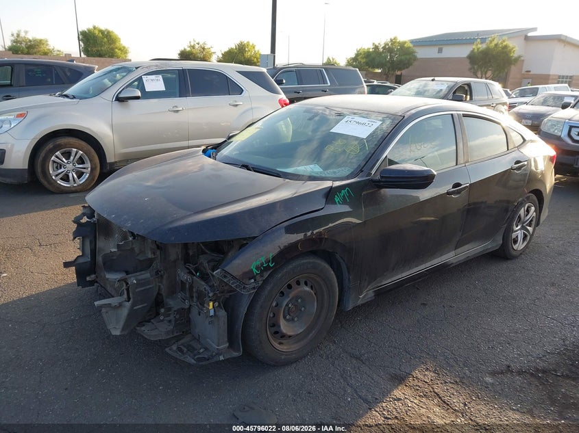Vin: 2hgfc2f5xhh532025, lot: 46294853, honda civic lx 20172