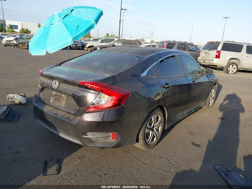 Vin: 2hgfc2f5xhh532025, lot: 46294853, honda civic lx 20174