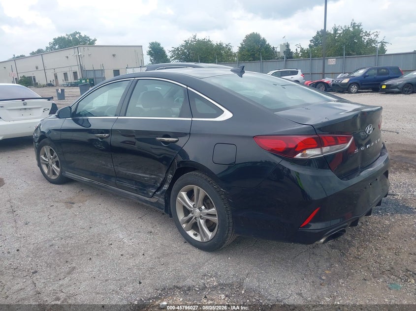 Vin: 5npe34af9jh706671, lot: 46294858, hyundai sonata sport+ 20183