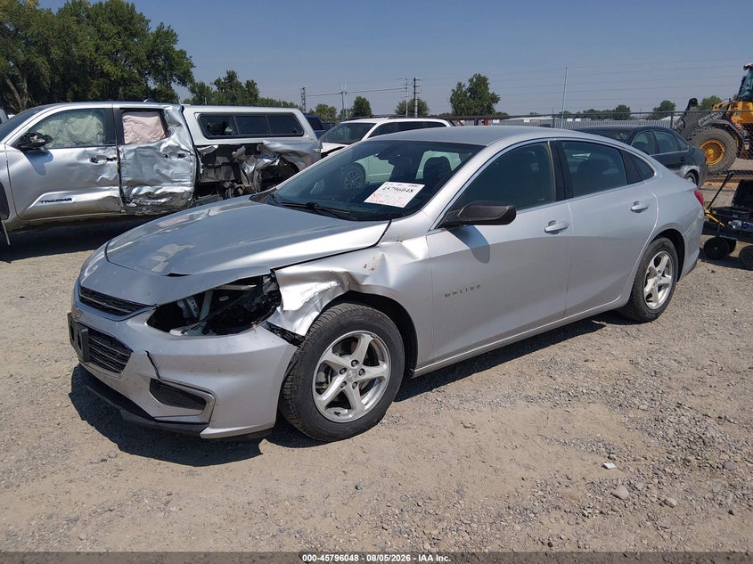 Vin: 1g1zb5st5gf342596, lot: 46294879, chevrolet malibu ls 20162