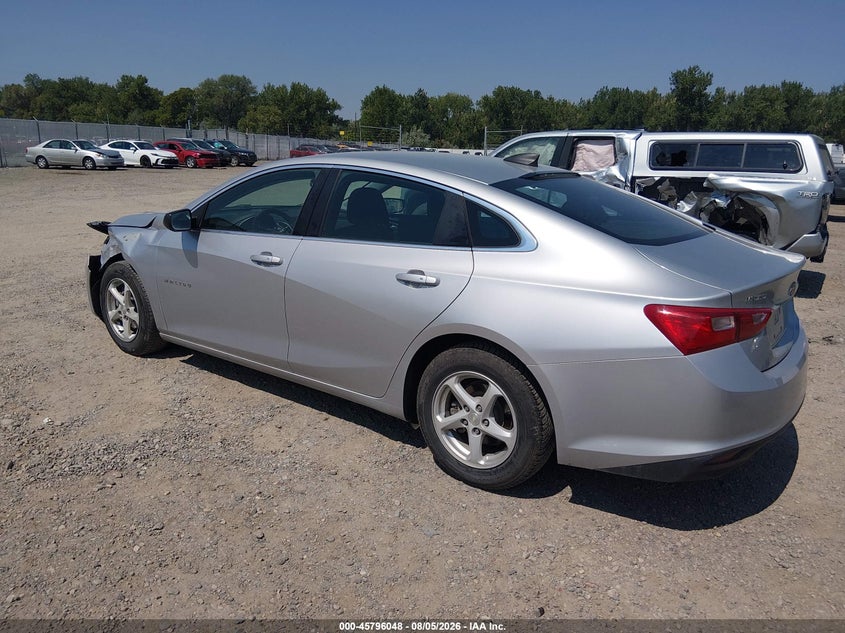 Vin: 1g1zb5st5gf342596, lot: 46294879, chevrolet malibu ls 20163