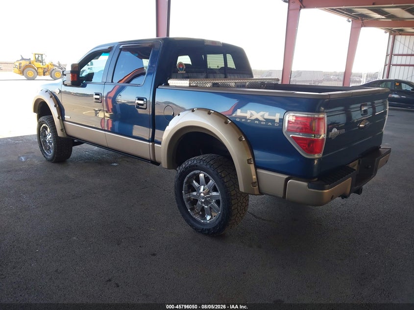 Vin: 1ftfw1et8dkf50378, lot: 46294881, ford f-150 king ranch 20133