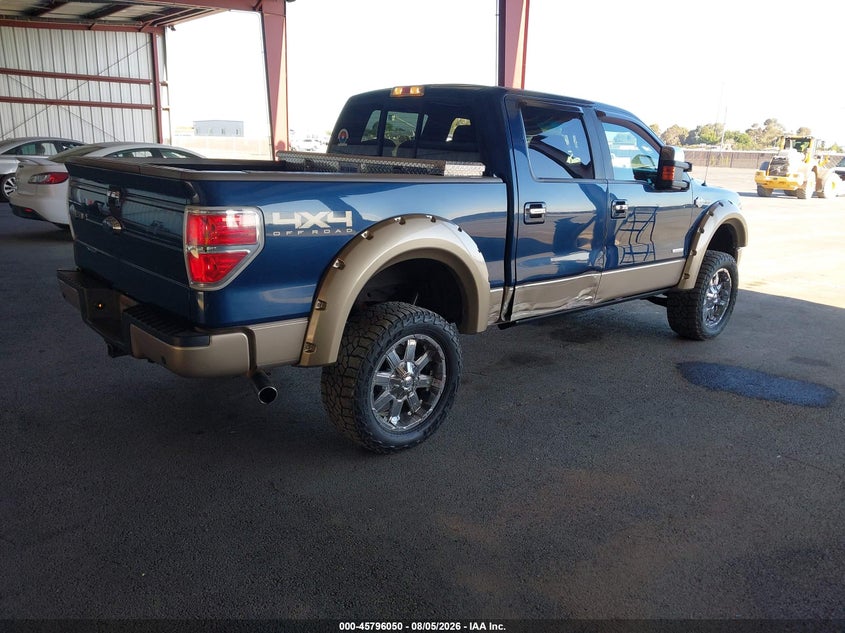 Vin: 1ftfw1et8dkf50378, lot: 46294881, ford f-150 king ranch 20134