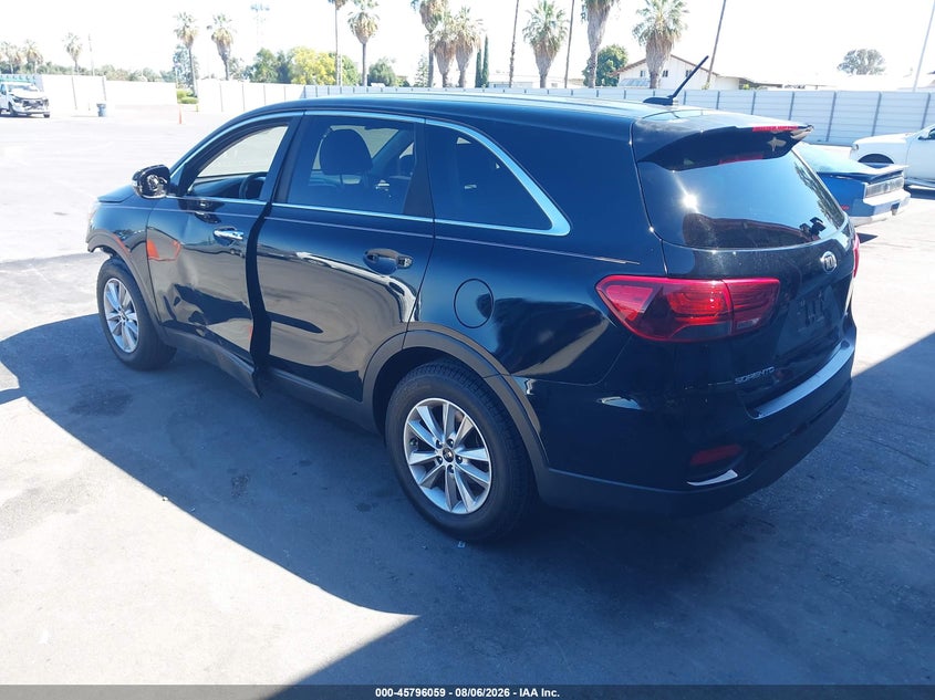Vin: 5xypg4a30kg595018, lot: 46294890, kia sorento 2.4l l 20193