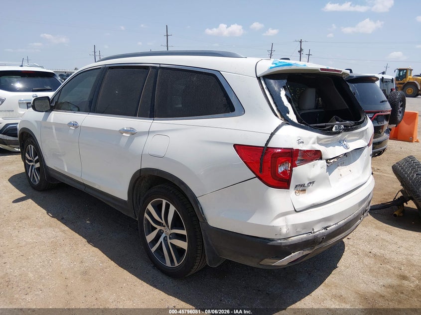 Vin: 5fnyf5h95hb018556, lot: 46294912, honda pilot touring 20173