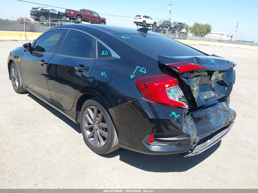 Vin: 19xfc1f38le200838, lot: 46294913, honda civic ex 20203