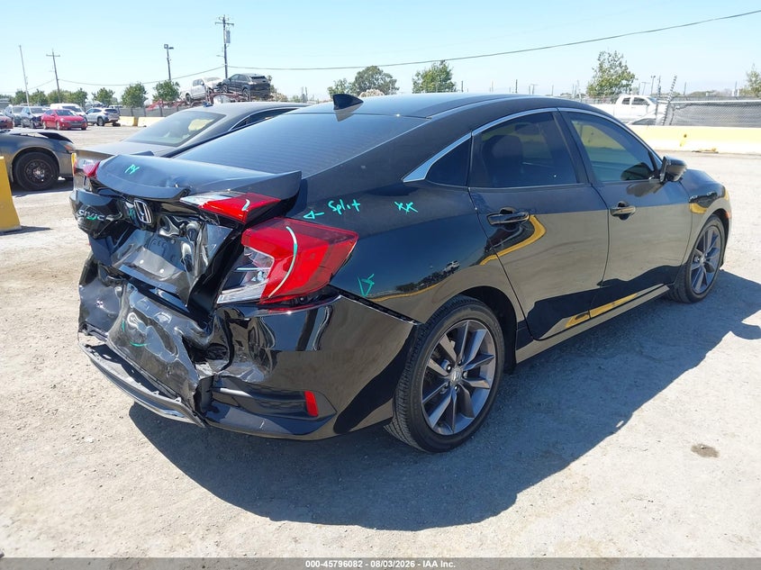 Vin: 19xfc1f38le200838, lot: 46294913, honda civic ex 20204