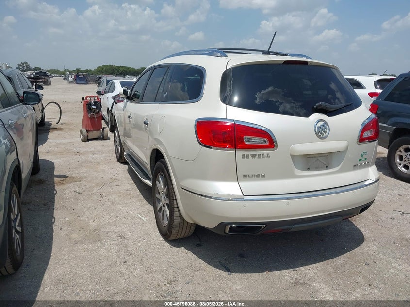 Vin: 5gakrbkd5fj317190, lot: 46294919, buick enclave leather 20153