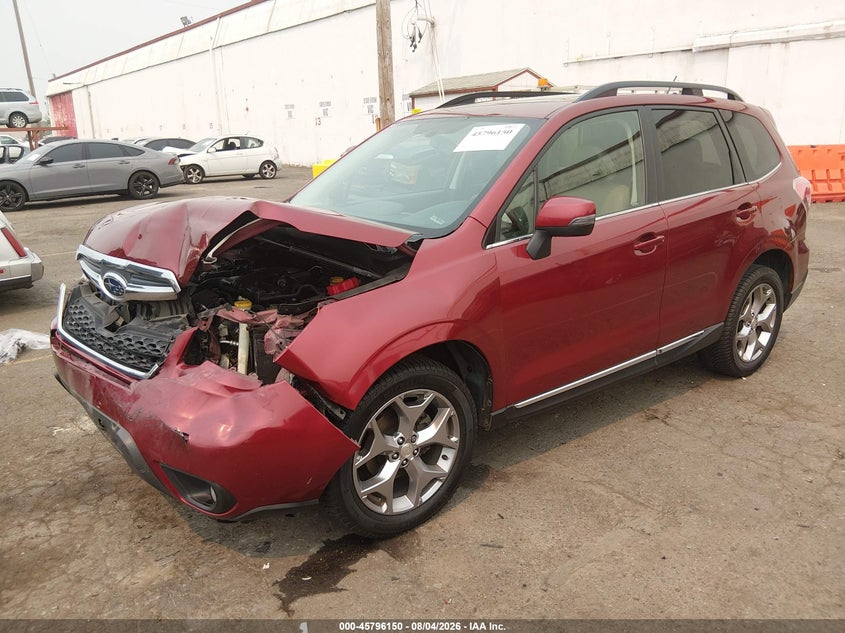 Vin: jf2sjauc5fh410336, lot: 46294981, subaru forester 2.5i touring 20152