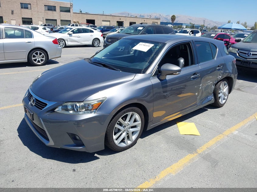 Vin: jthkd5bh2e2190634, lot: 46294982, lexus ct 200h 20142