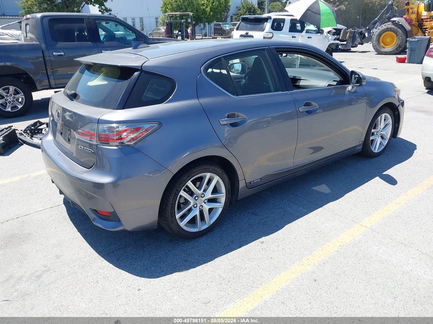 Vin: jthkd5bh2e2190634, lot: 46294982, lexus ct 200h 20144