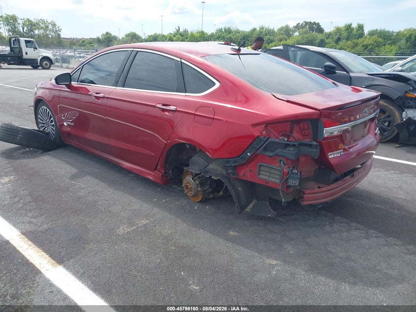 Vin: 3fa6p0ru5hr371927, lot: 46294991, ford fusion hybrid titanium 20173