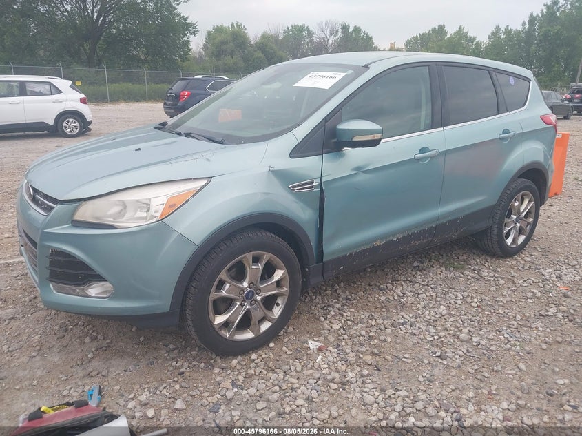 Vin: 1fmcu0h9xdud34065, lot: 46294997, ford escape sel 20132