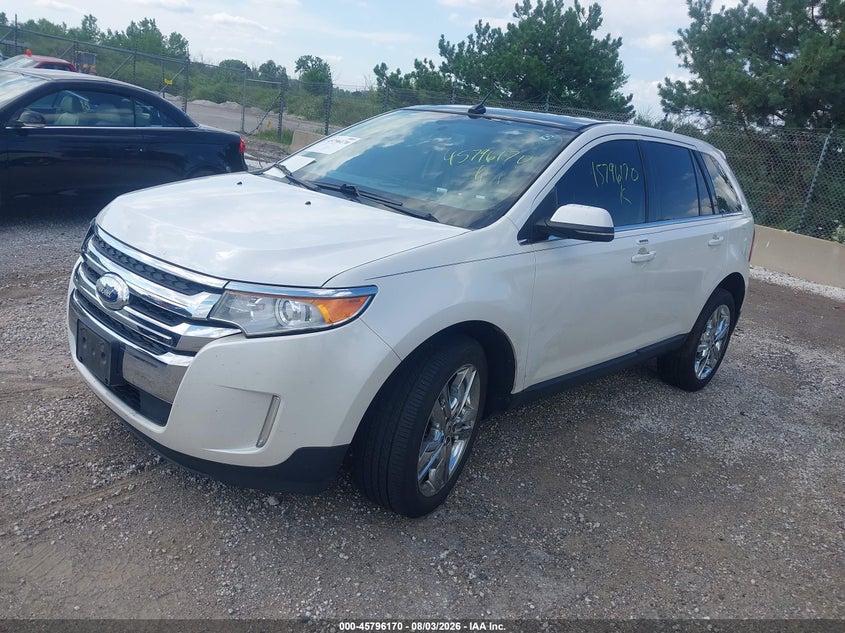 Vin: 2fmdk4kc4dbb10432, lot: 46295001, ford edge limited 20132
