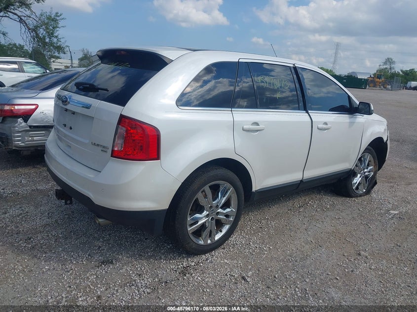 Vin: 2fmdk4kc4dbb10432, lot: 46295001, ford edge limited 20134