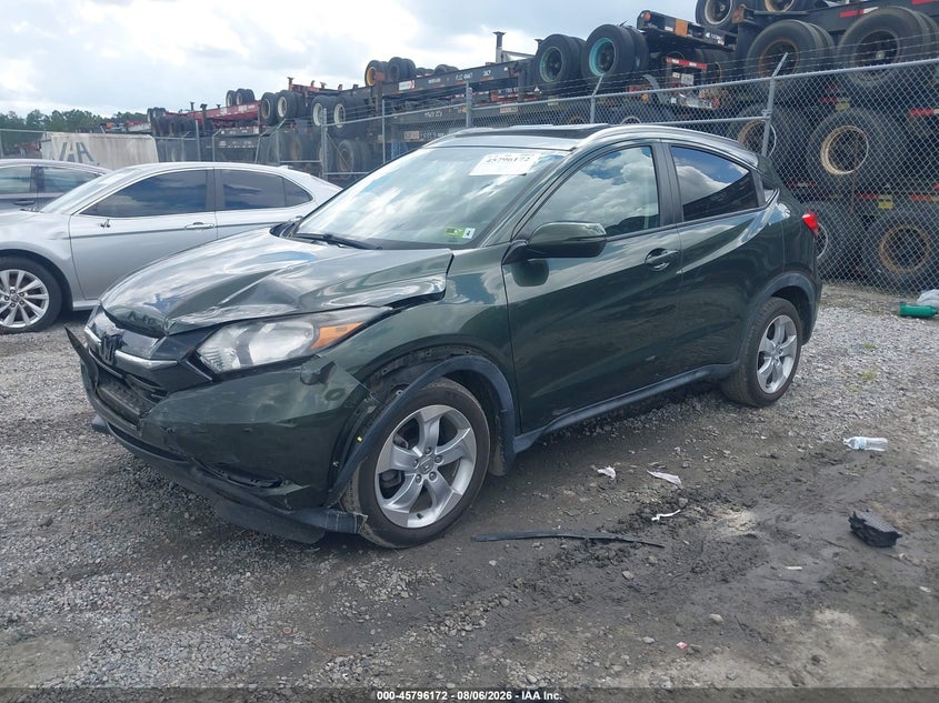 Vin: 3czru6h78gm731308, lot: 46295003, honda hr-v ex-l 20162