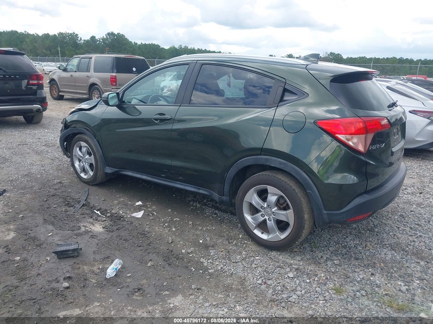 Vin: 3czru6h78gm731308, lot: 46295003, honda hr-v ex-l 20163