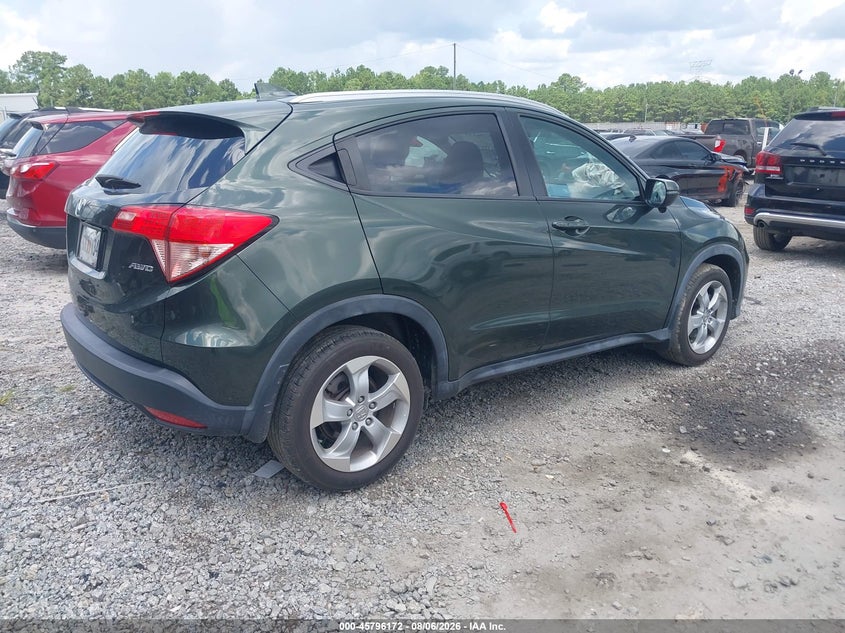 Vin: 3czru6h78gm731308, lot: 46295003, honda hr-v ex-l 20164