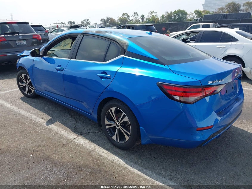 Vin: 3n1ab8cv2ly229782, lot: 46295007, nissan sentra sv xtronic cvt 20203