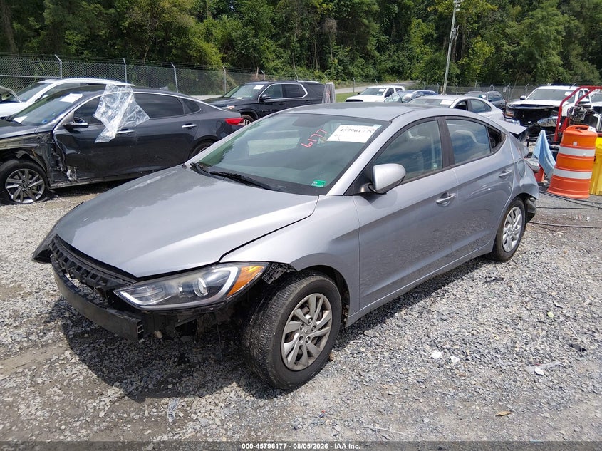 Vin: 5npd74lf8hh175504, lot: 46295008, hyundai elantra se 20172
