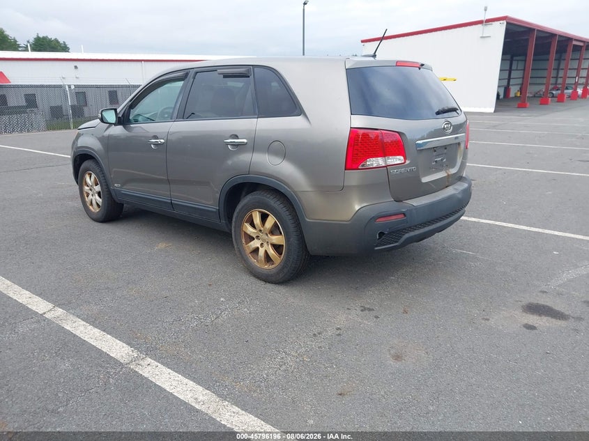 Vin: 5xyktca65dg341852, lot: 46295027, kia sorento lx 20133