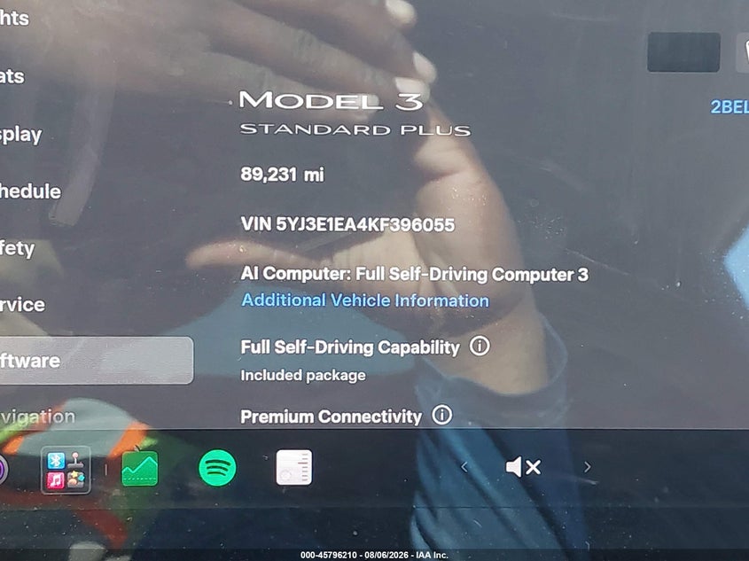 2019 TESLA MODEL 3 auction photo 7