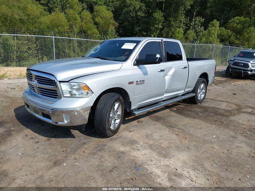 Vin: 1c6rr7tt0hs688889, lot: 46295049, ram 1500 big horn  4x4 6'4 box 20172