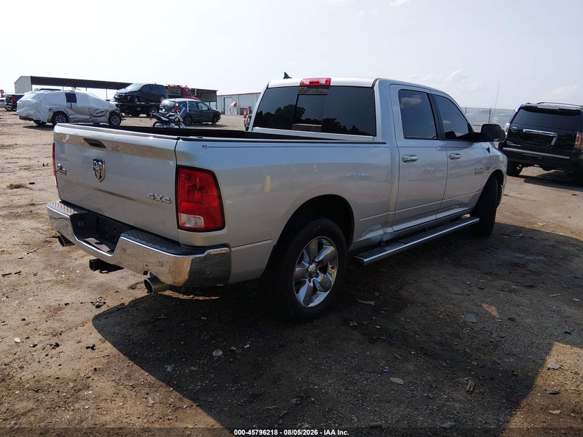 Vin: 1c6rr7tt0hs688889, lot: 46295049, ram 1500 big horn  4x4 6'4 box 20174