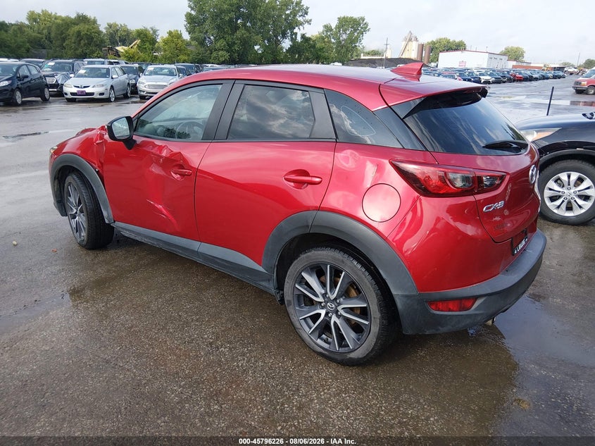 Vin: jm1dkdc71j1307474, lot: 46295057, mazda cx-3 touring 20183