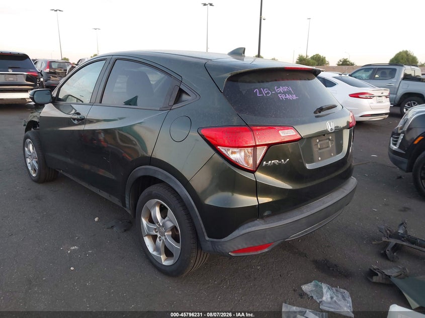 Vin: 3czru5h50gm745387, lot: 46295062, honda hr-v ex 20163