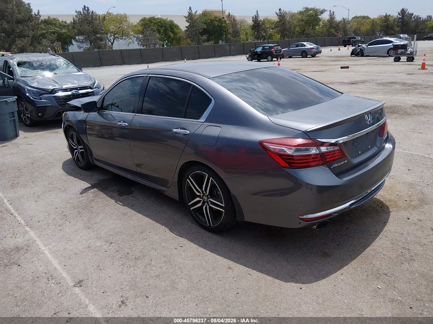 Vin: 1hgcr2f50ga036729, lot: 46295068, honda accord sport 20163