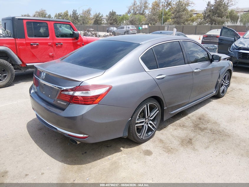 Vin: 1hgcr2f50ga036729, lot: 46295068, honda accord sport 20164