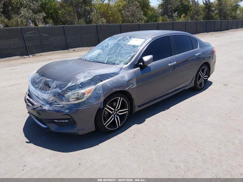 Vin: 1hgcr2f50ga036729, lot: 46295068, honda accord sport 20162